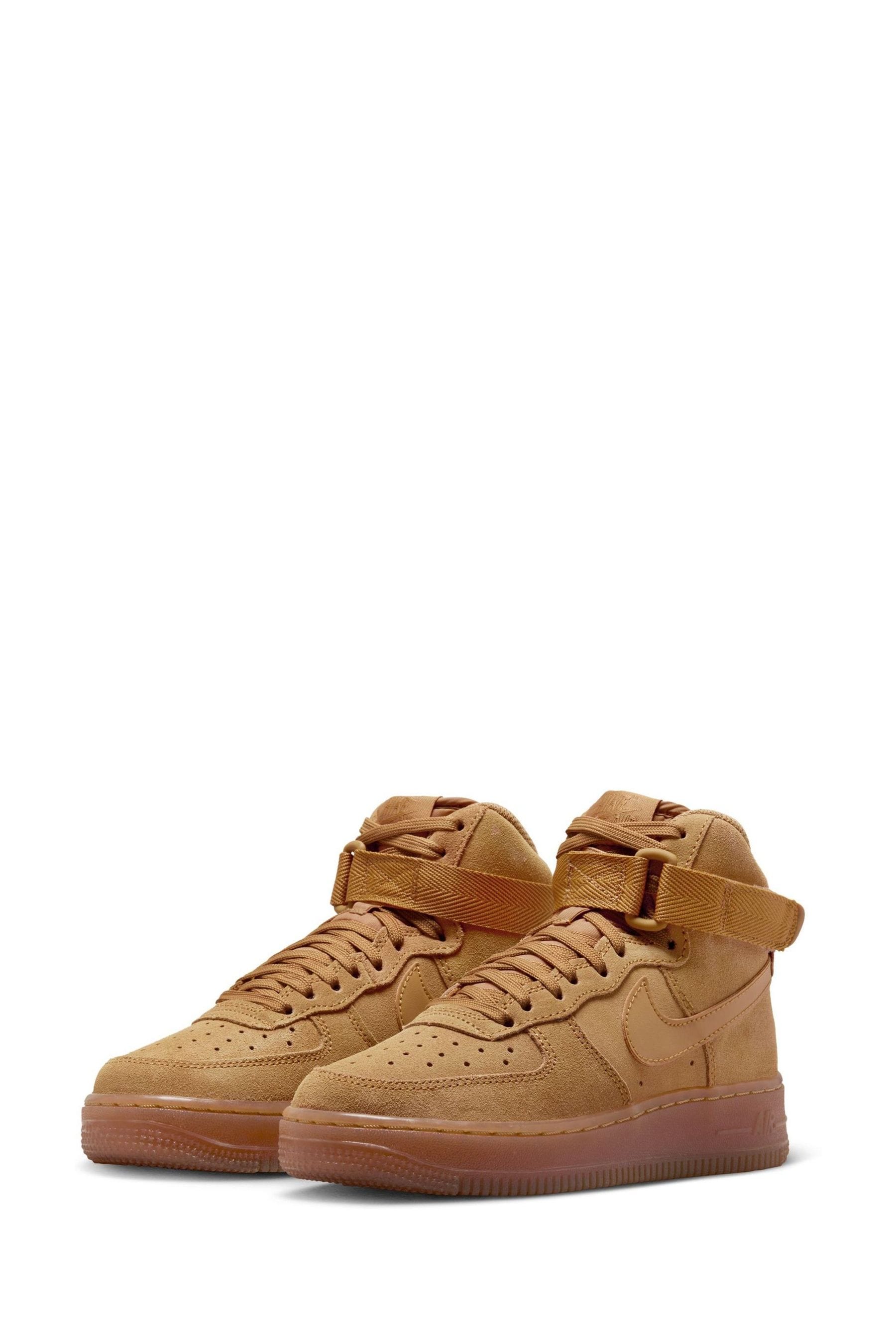 Air force 1 tan high top online