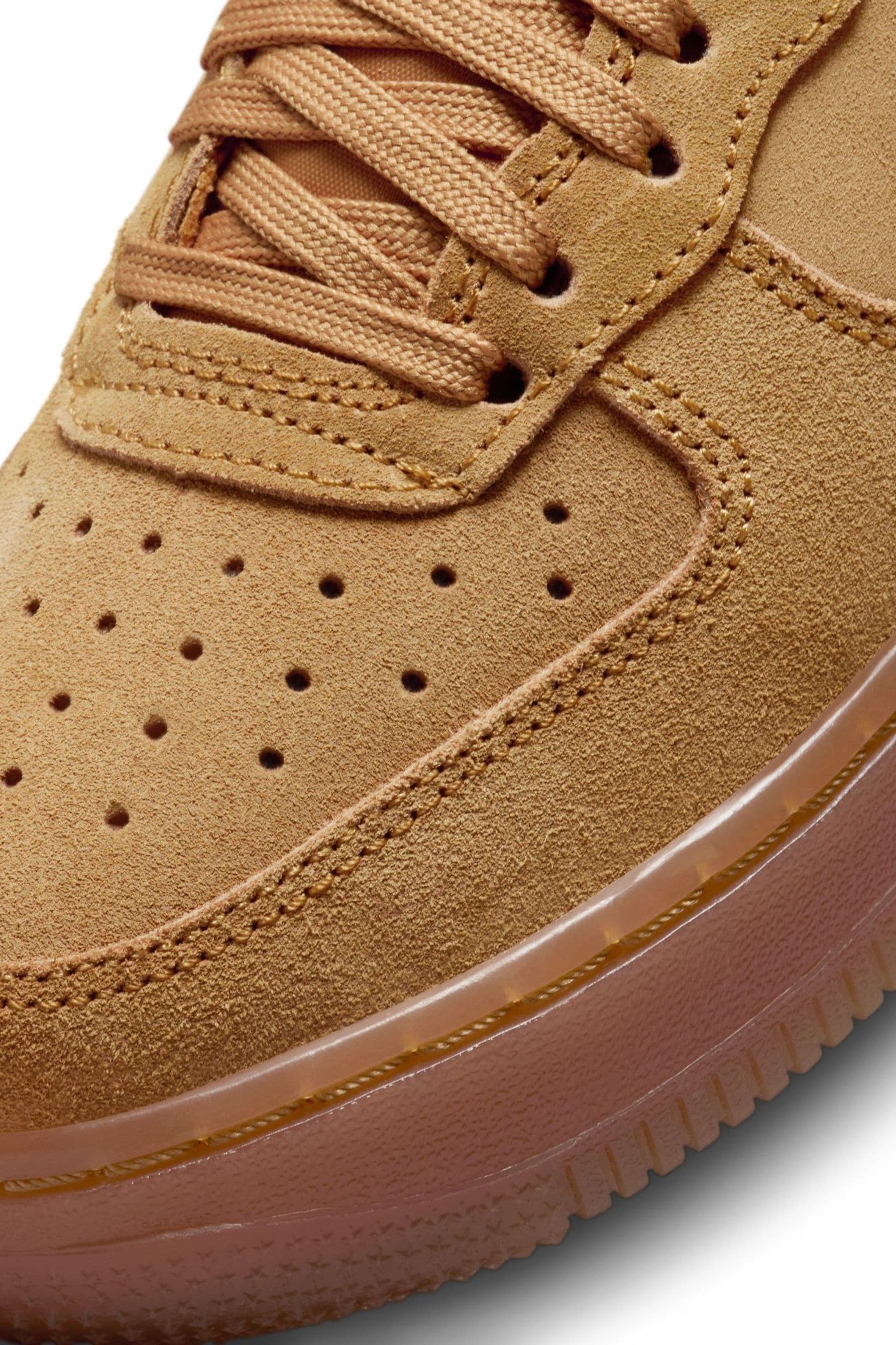 Buy Nike Tan Brown Air Force 1 High LV8 3 Youth Trainers from Next Luxembourg