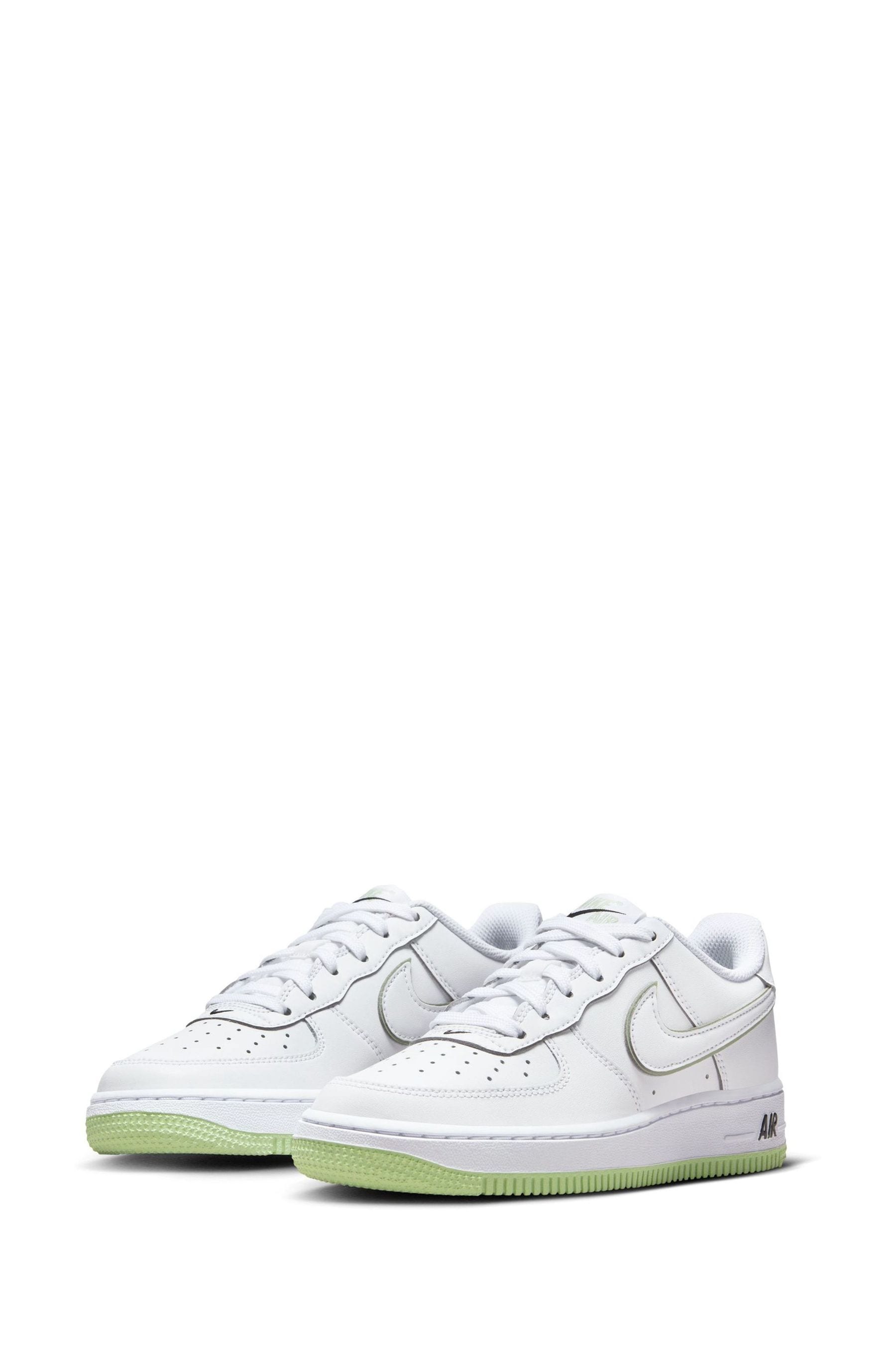 Nike air force 1 logo white clearance