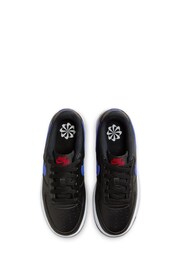 Nike Black/Grey Air Force 1 Next Nature Youth Trainers - Image 5 of 9