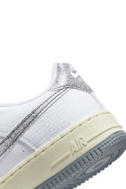 Nike White Air Force 1 LV8 3 Youth Trainers - Image 10 of 12