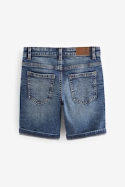 Blue Distress Denim Shorts (3-16yrs) - Image 2 of 4