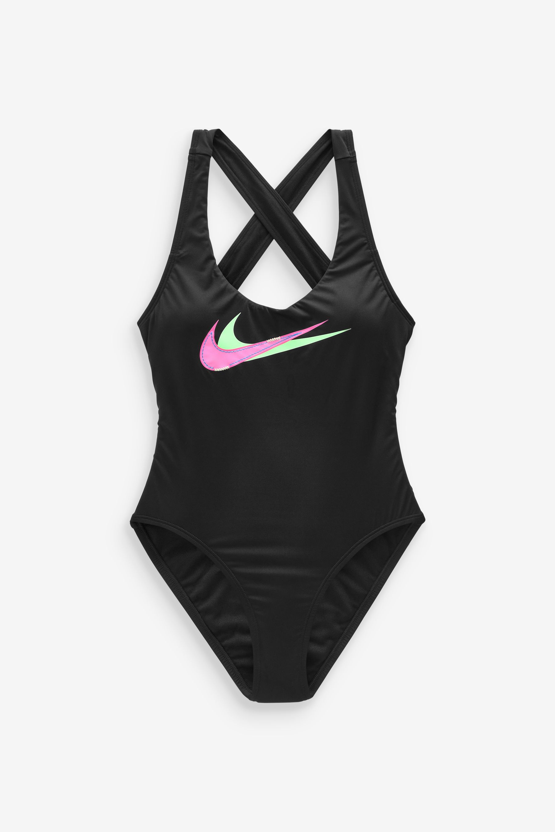 Black and white nike swimsuit sale