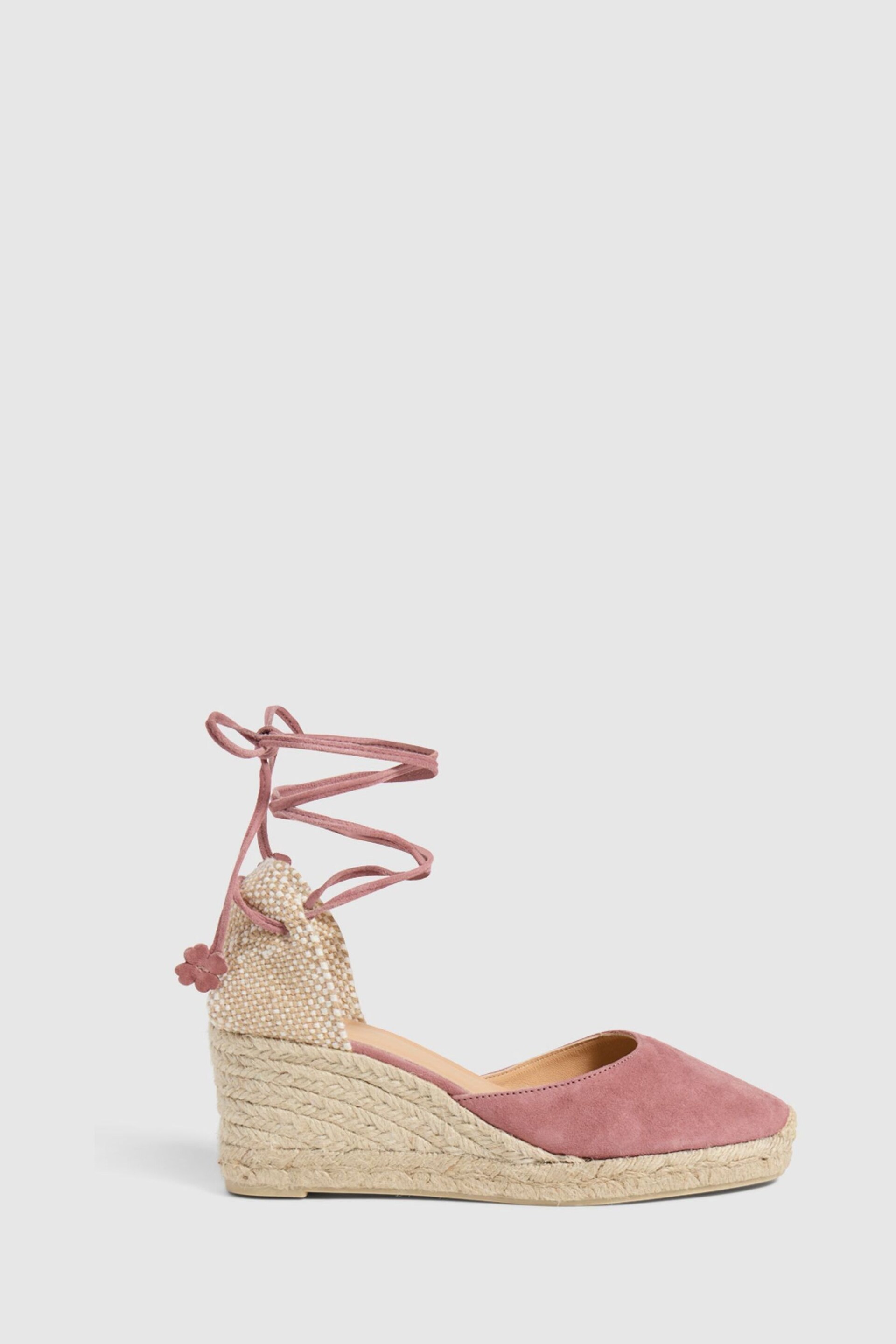 Castaner Pink Carina Wedge Espadrilles - Image 1 of 5