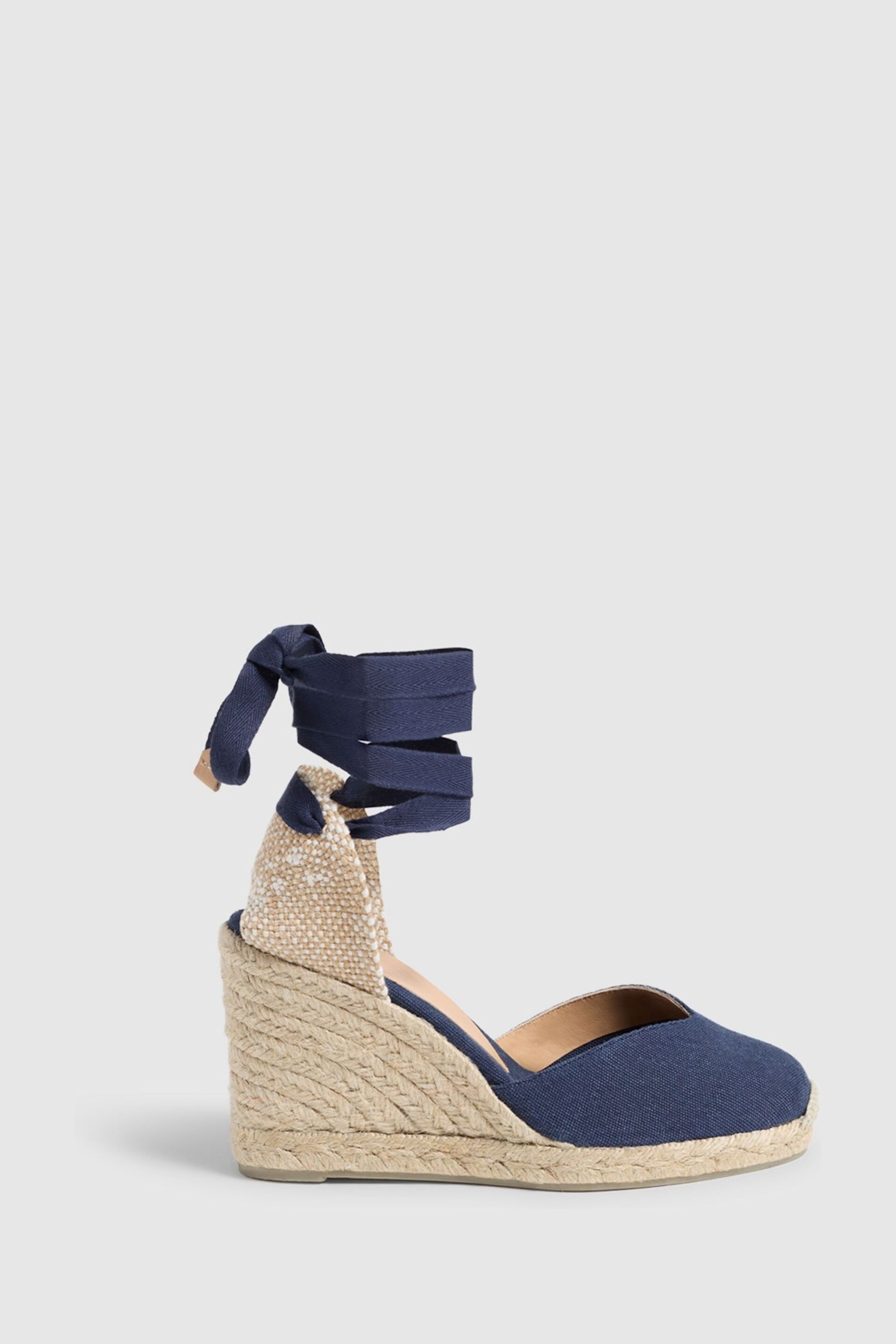 Castaner Blue Chiara Wedge Espadrilles - Image 2 of 6