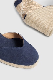 Castaner Blue Chiara Wedge Espadrilles - Image 6 of 6