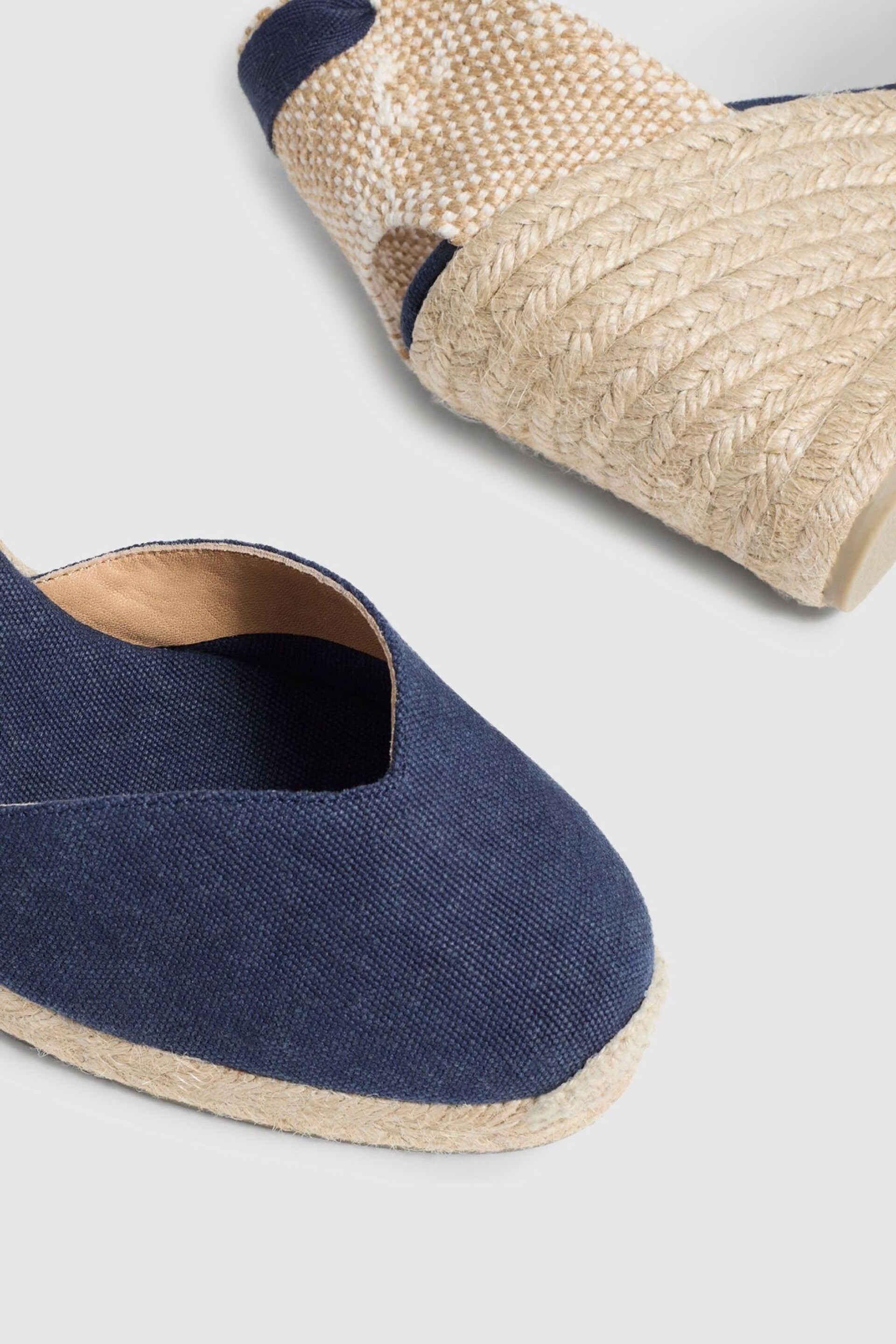 Castaner Blue Chiara Wedge Espadrilles - Image 6 of 6