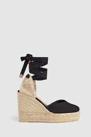 Castaner Chiara Wedge Black Espadrilles - Image 1 of 6