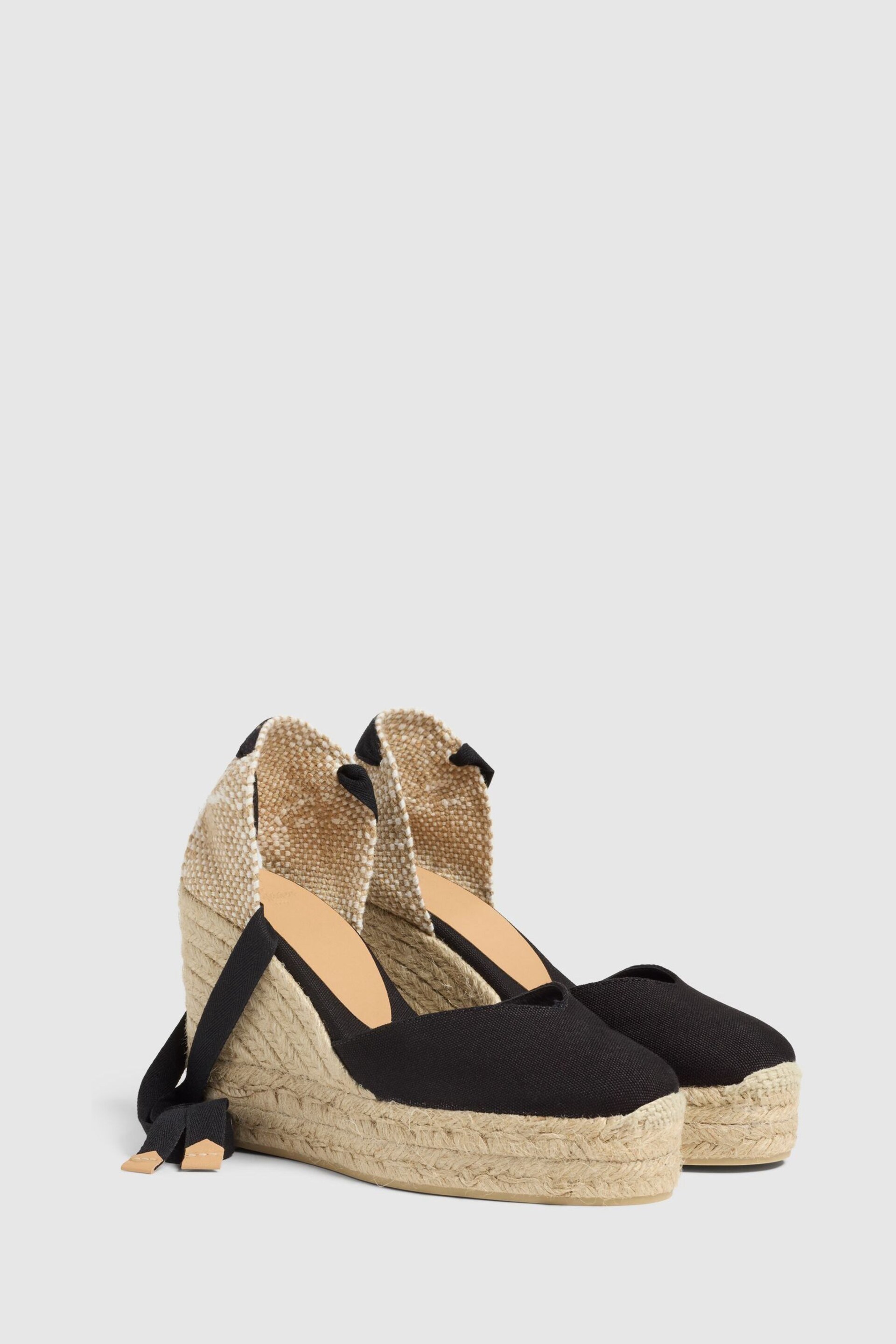 Castaner Chiara Wedge Black Espadrilles - Image 2 of 6