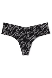 Victoria's Secret Black Logo Thong Knickers - Image 3 of 3