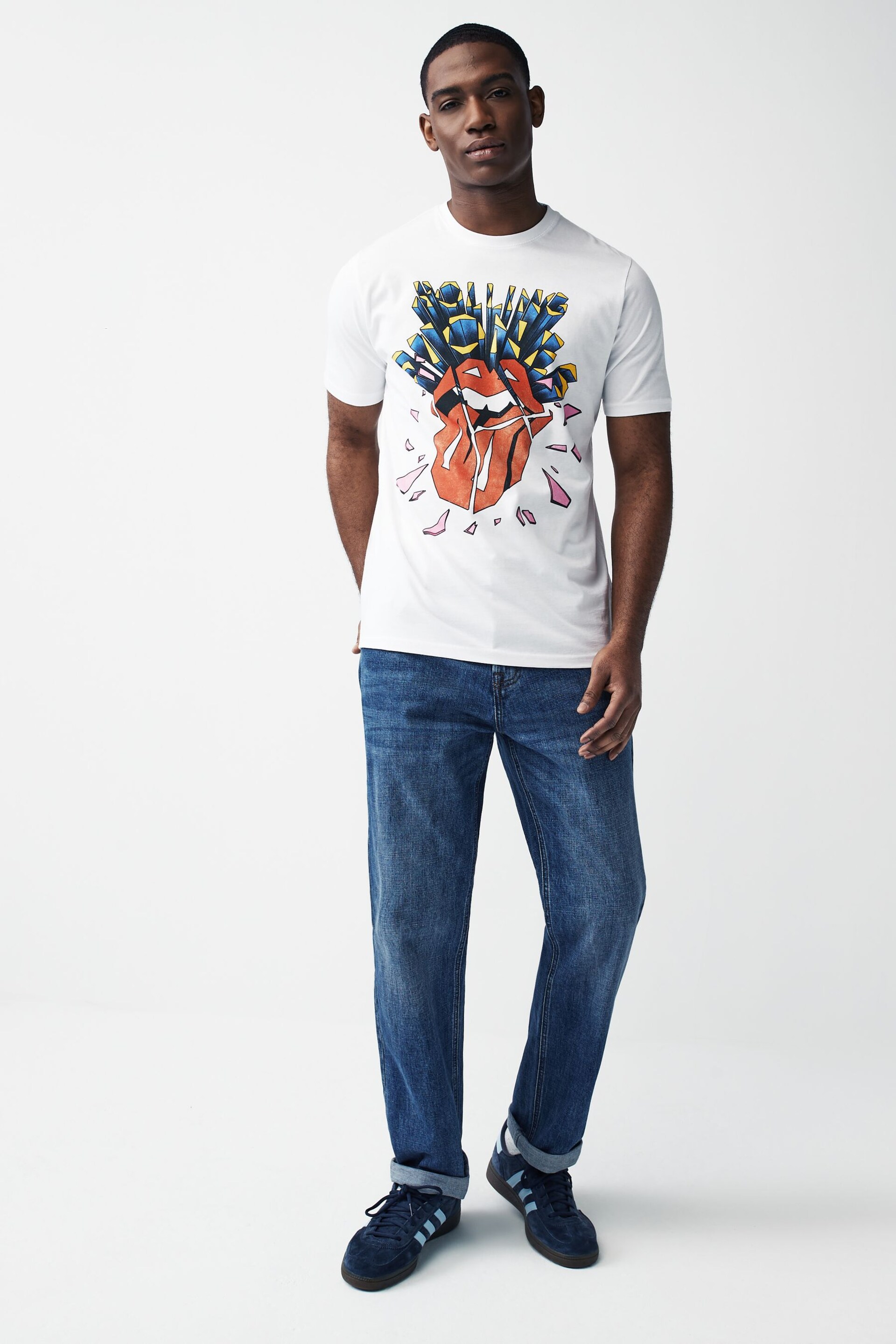 White Hackney Diamonds Rolling Stones License T-Shirt - Image 2 of 7