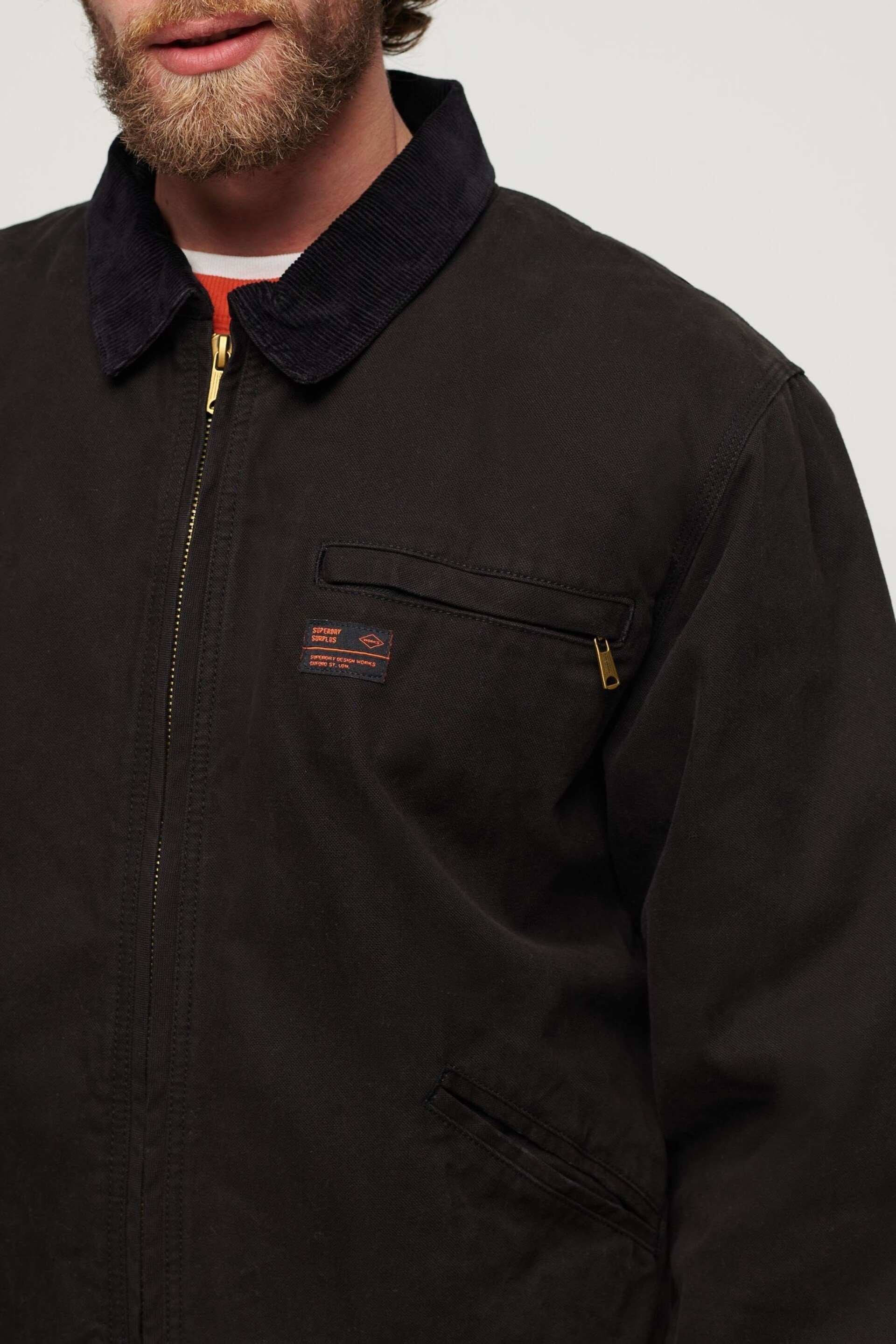 Superdry Black/chrome Surplus Ranch Jacket - Image 4 of 8