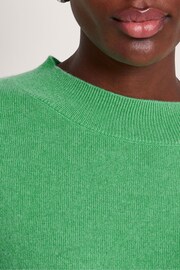 Monsoon Green Claire Cashmere Jumper - Image 4 of 5