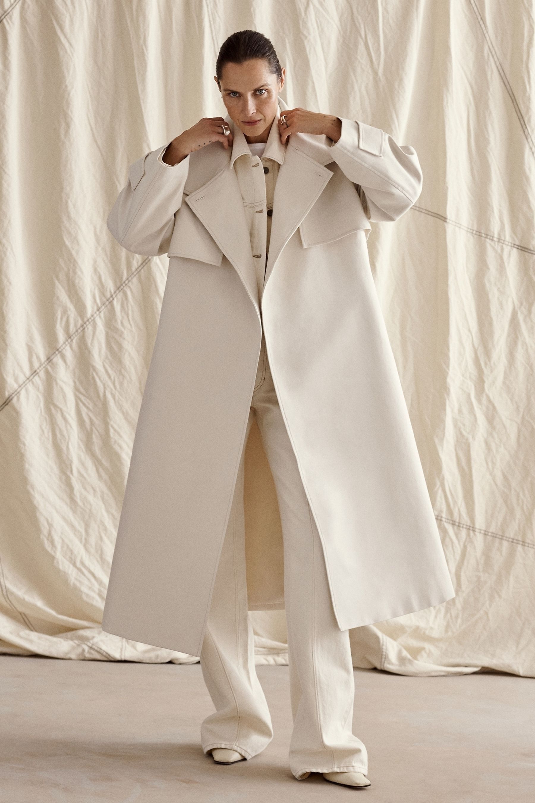 Banana republic gray coat discount