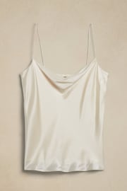 Banana Republic White Charlotte Silk Camisole - Image 2 of 2