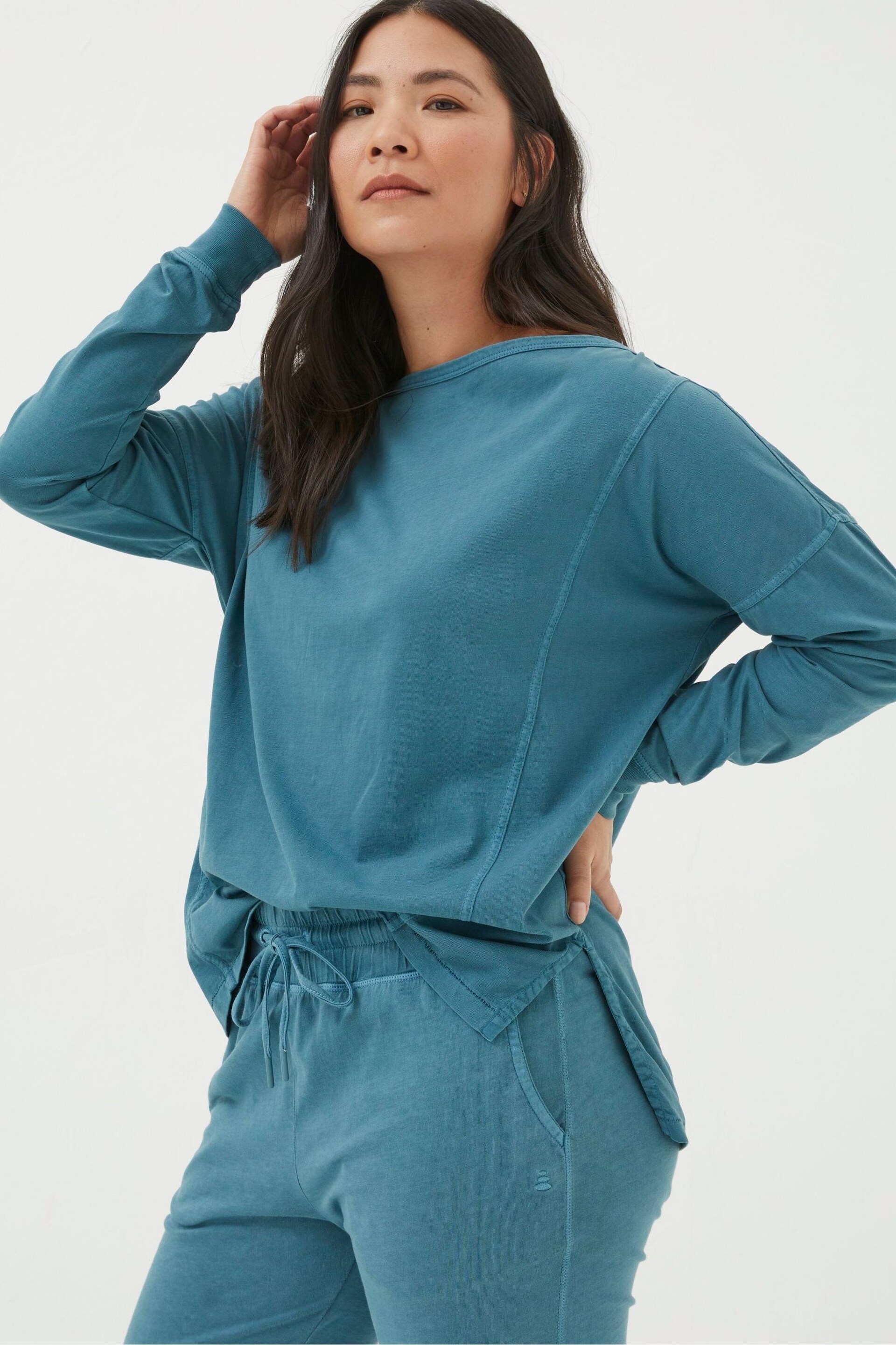 FatFace Blue Valo Tunic Top - Image 2 of 5