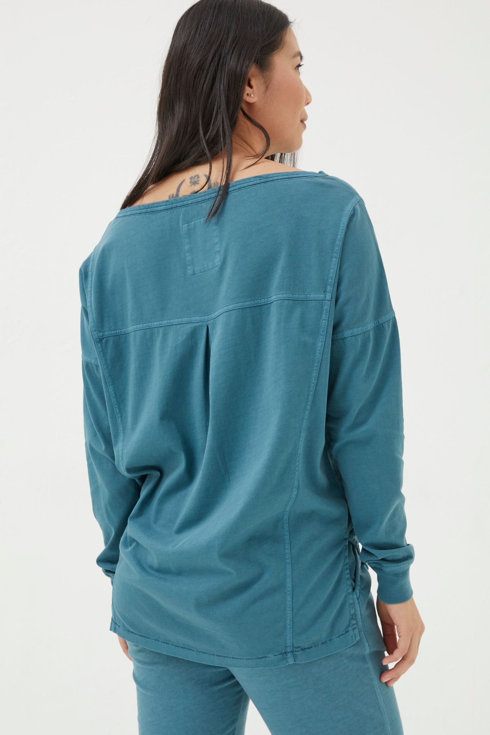 FatFace Blue Valo Tunic Top - Image 3 of 5