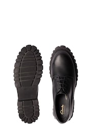 Clarks Black Leather Page Walk Shoes - Image 7 of 7