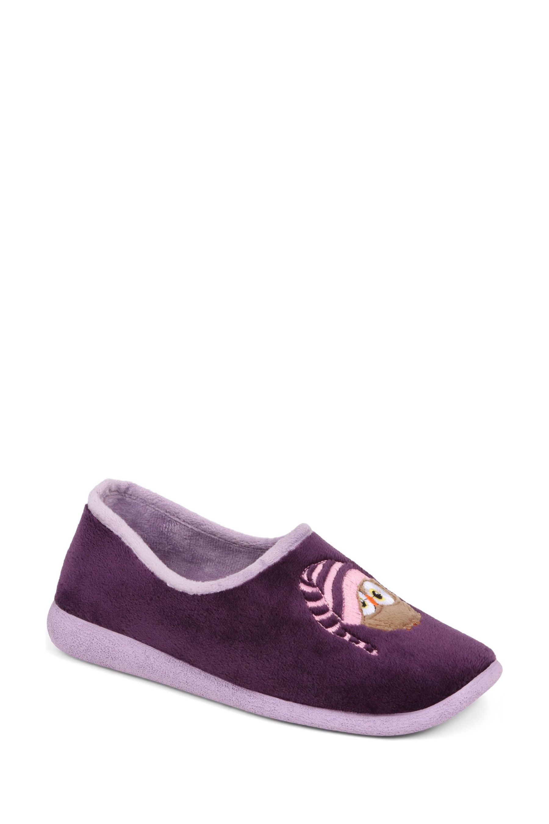 Ladies purple slippers deals