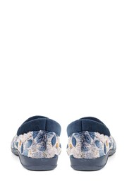 Pavers Blue Floral Slippers - Image 3 of 5