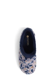 Pavers Blue Floral Slippers - Image 4 of 5