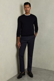 Reiss Navy Merino Mixer 2 Pack Pack of Two Merino Wool Jumpers - Image 7 of 8