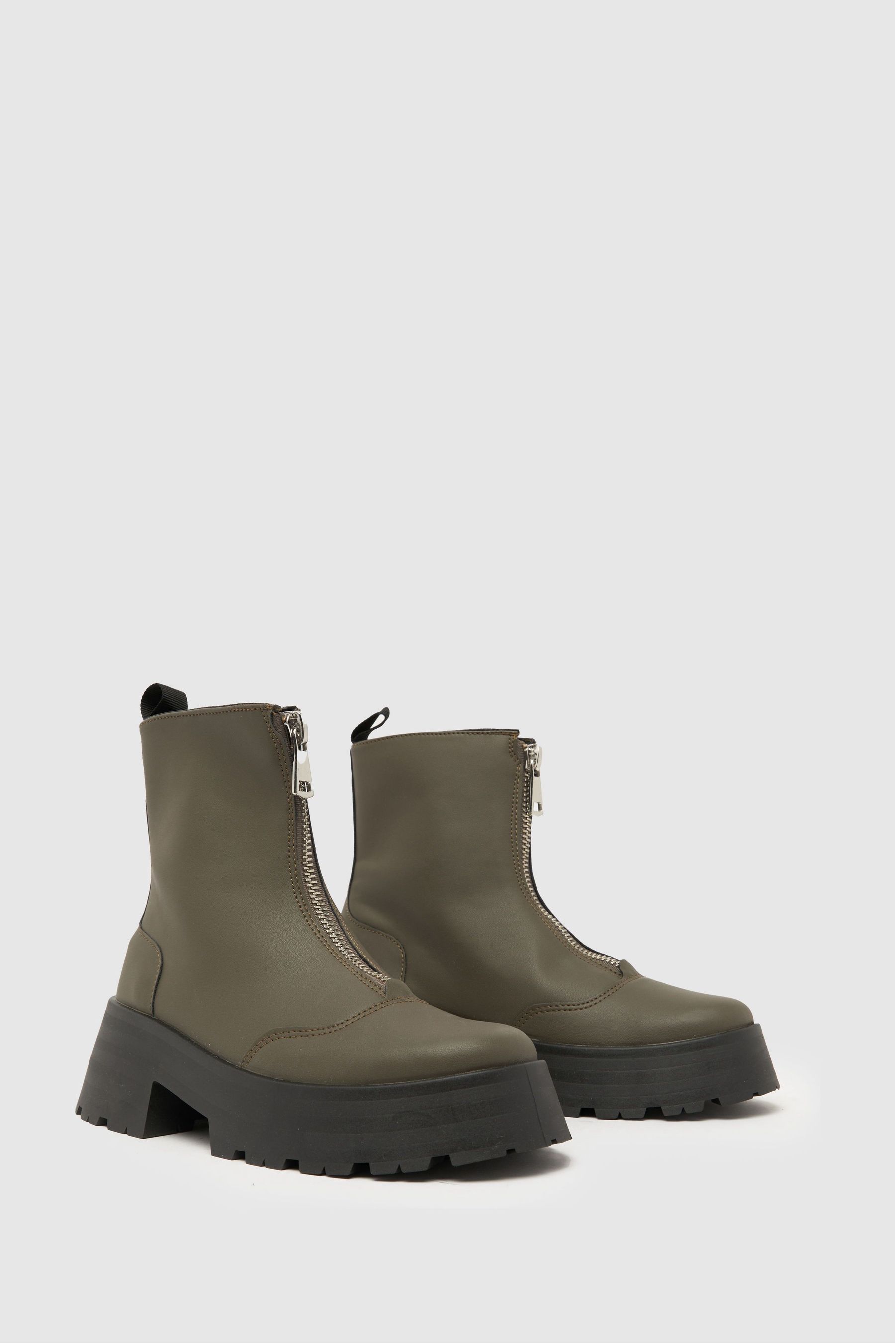Buy Schuh Arnold Chunky Zip Front Boots from Next USA