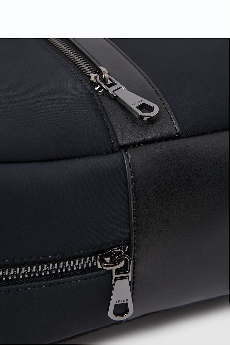 Reiss Dark Navy Drew Neoprene Zipped Backpack - Image 5 of 5