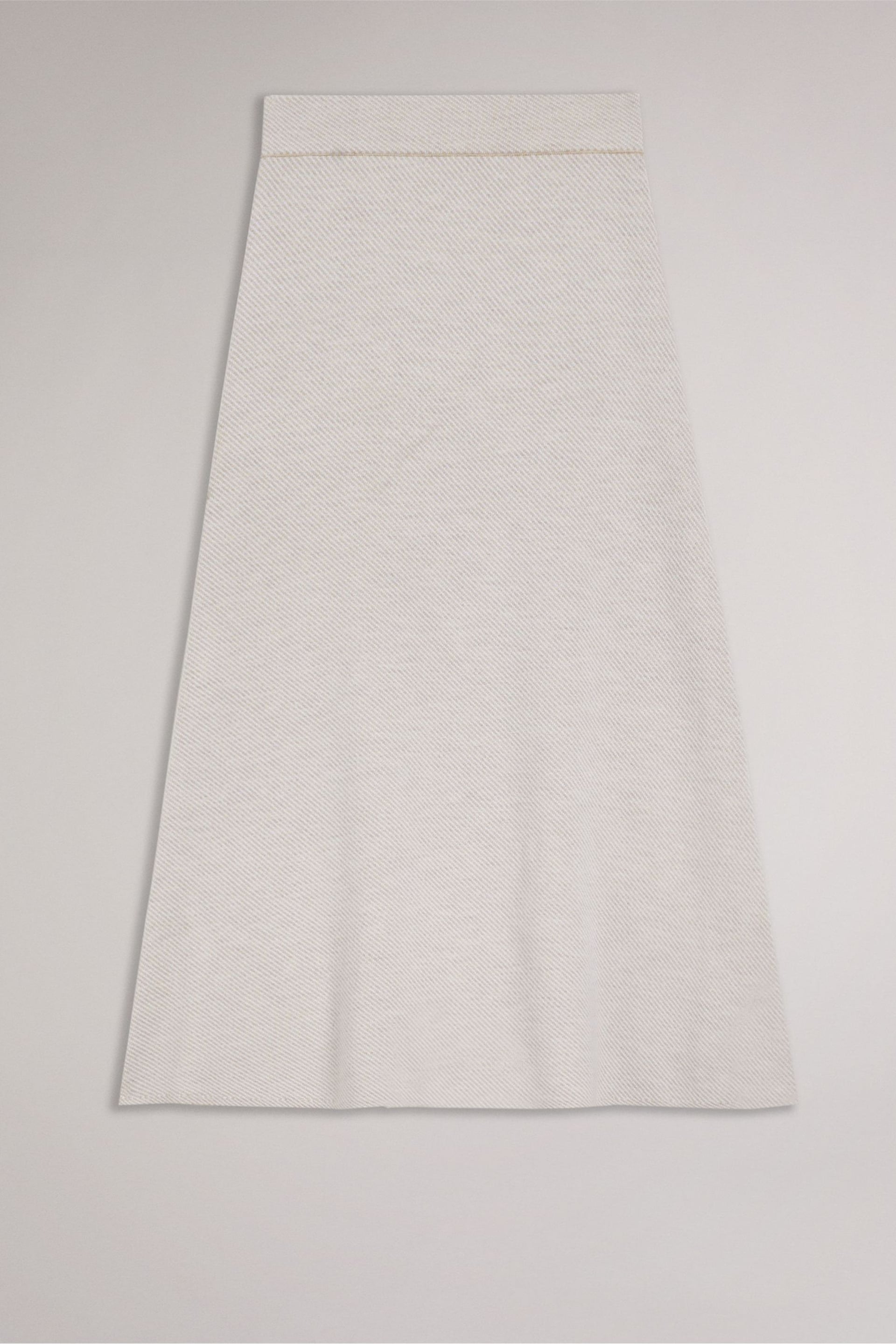 Ted Baker Natural Easy Fit Lydlee Knitted Midi Skirt - Image 2 of 2