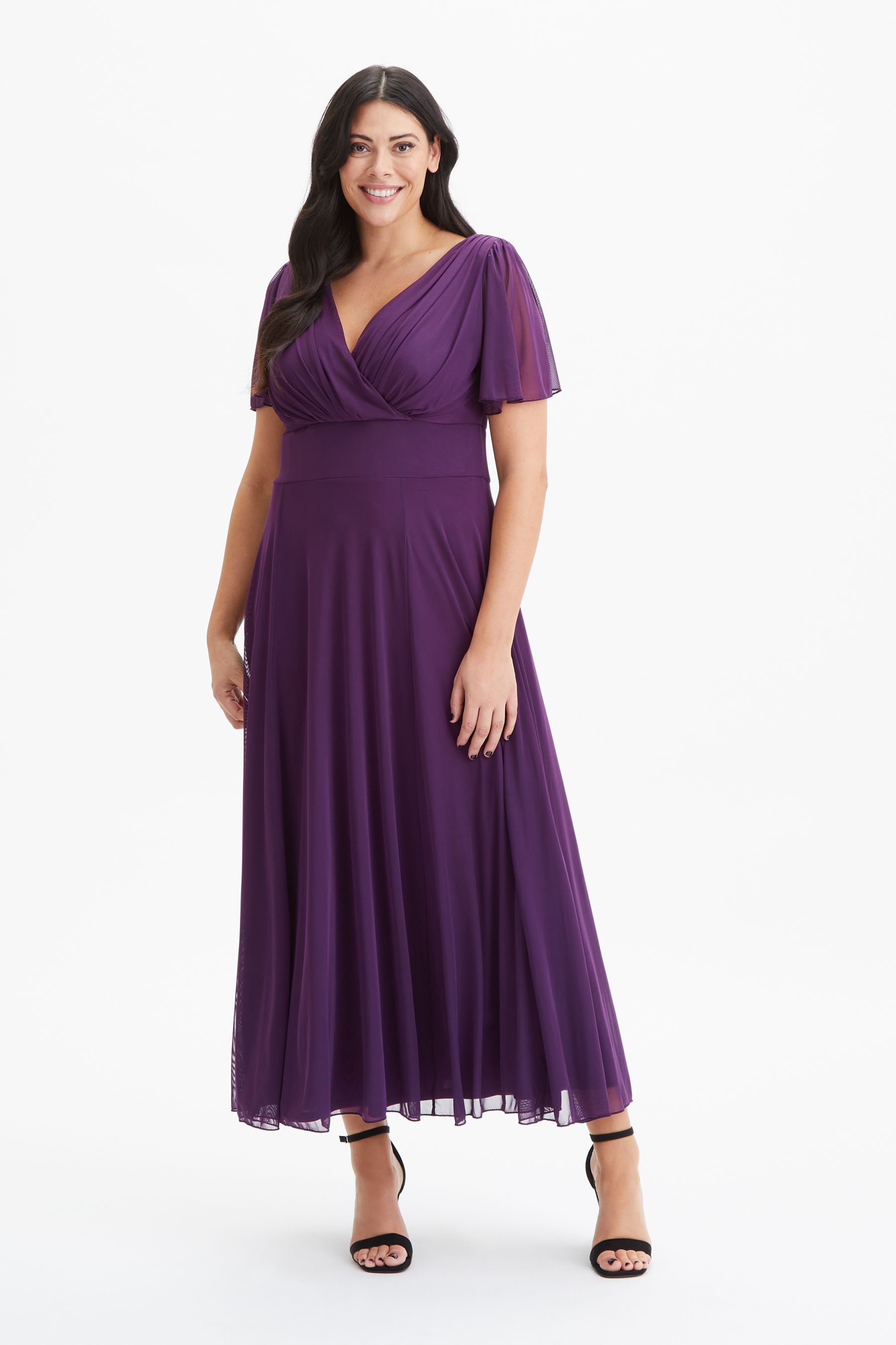 Purple maxi dress canada sales