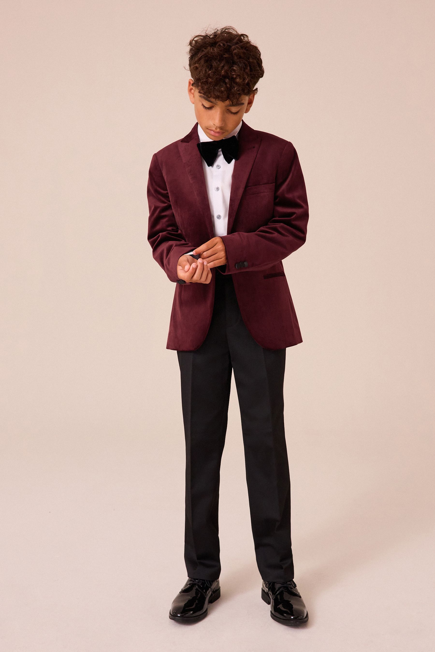 Buy Red Velvet Jacket 3 16yrs from Next Luxembourg