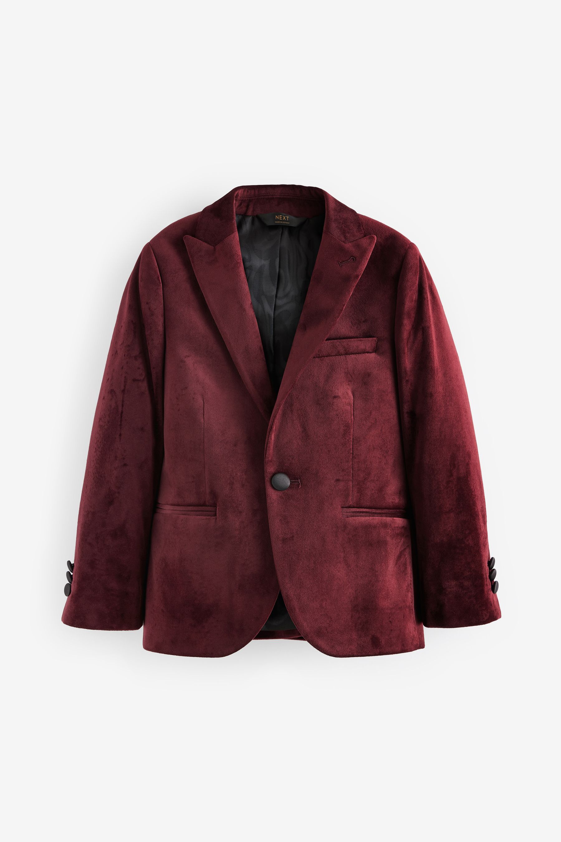 Next red velvet jacket sales
