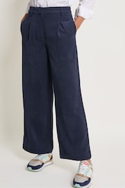 Monsoon Blue Serena Wide Leg Cord Trousers - Image 2 of 5