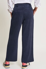Monsoon Blue Serena Wide Leg Cord Trousers - Image 3 of 5