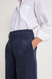 Monsoon Blue Serena Wide Leg Cord Trousers - Image 4 of 5