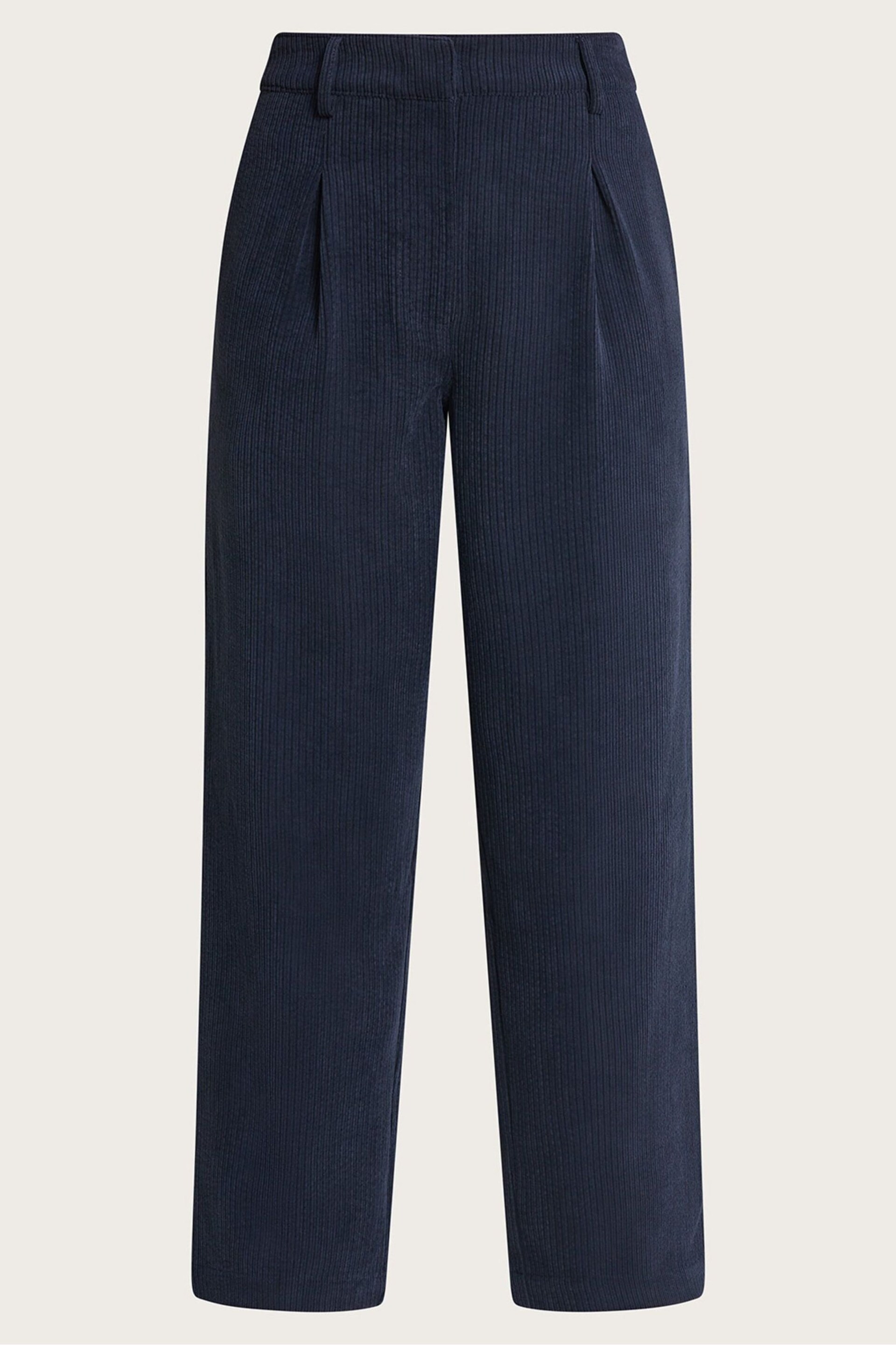 Monsoon Blue Serena Wide Leg Cord Trousers - Image 5 of 5