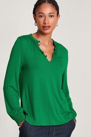 Monsoon Green Polly Plain Top - Image 1 of 5