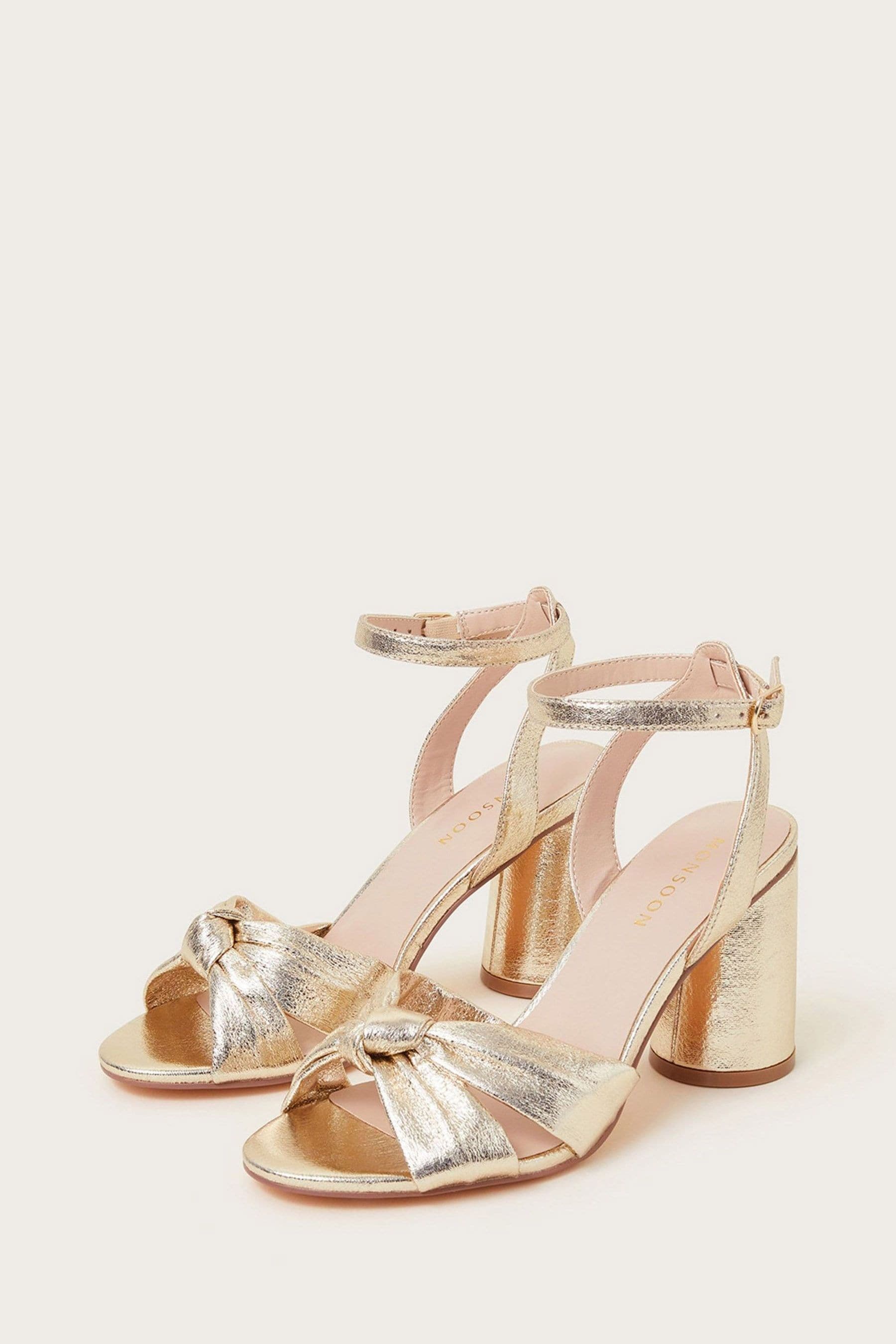 Monsoon gold sandals deals