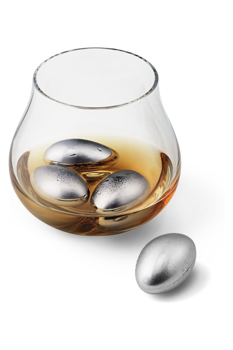 Georg Jensen Stainless Steel Set of 4 Sky Icecubes - Image 2 of 3