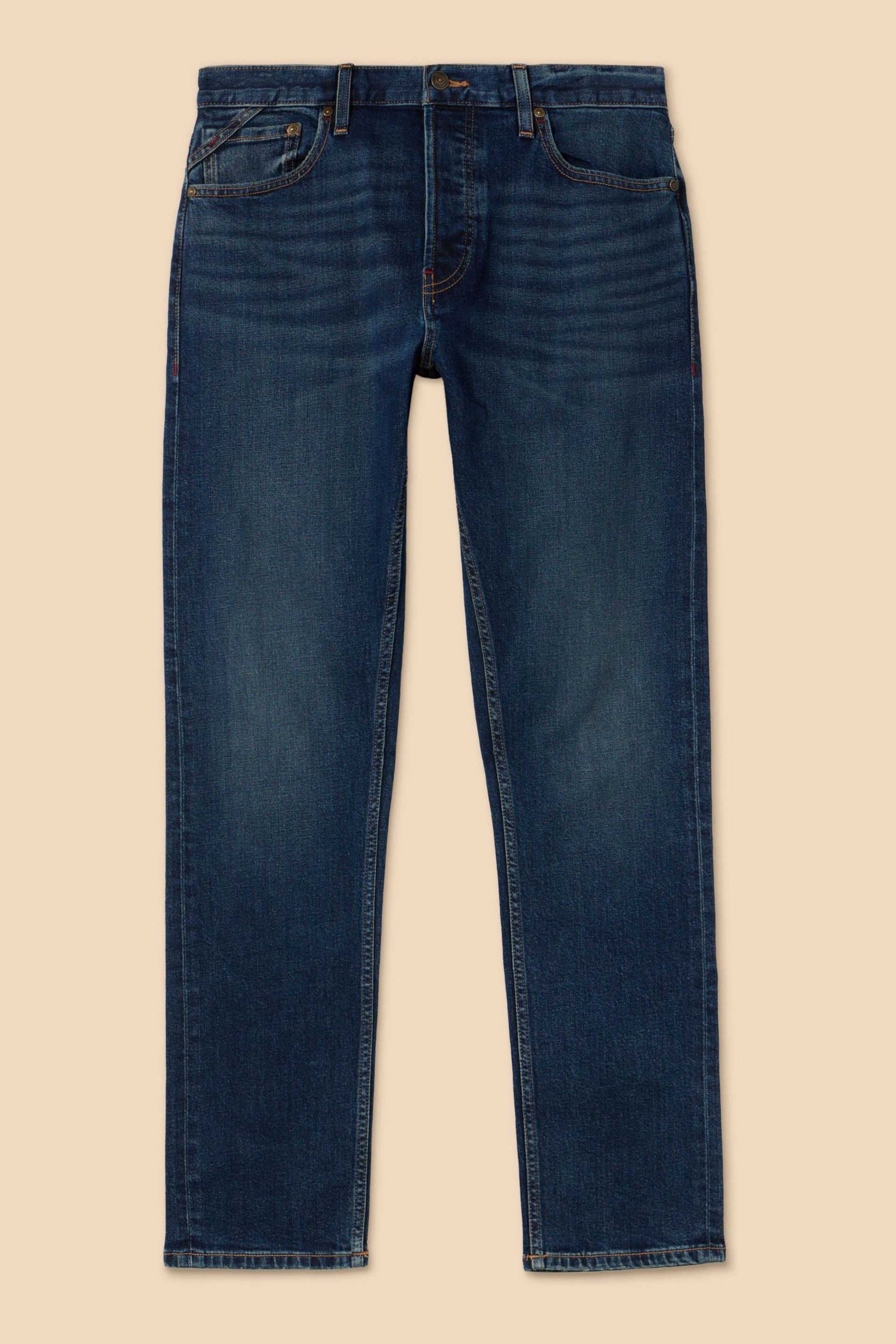 White Stuff Blue Eastwood Straight Jeans - Image 5 of 7