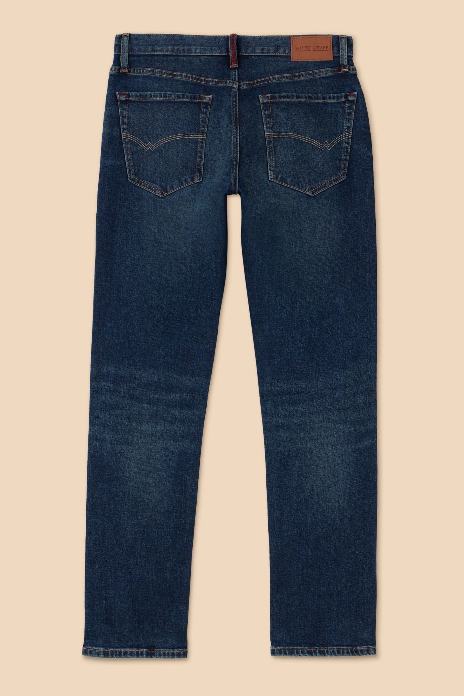 White Stuff Blue Eastwood Straight Jeans - Image 6 of 7