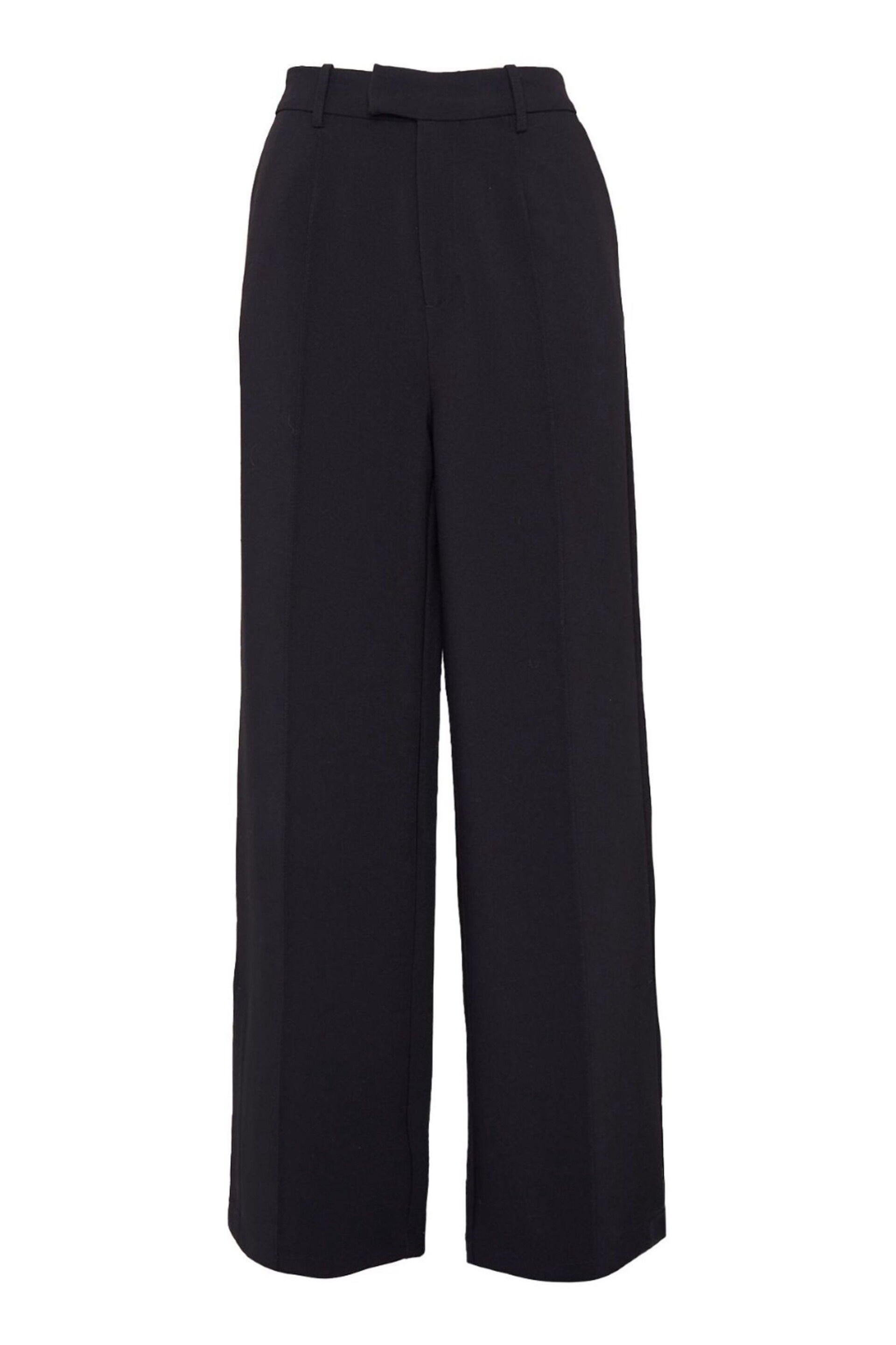 Another Sunday Wide Leg Split Side Black Trousers - Image 3 of 5