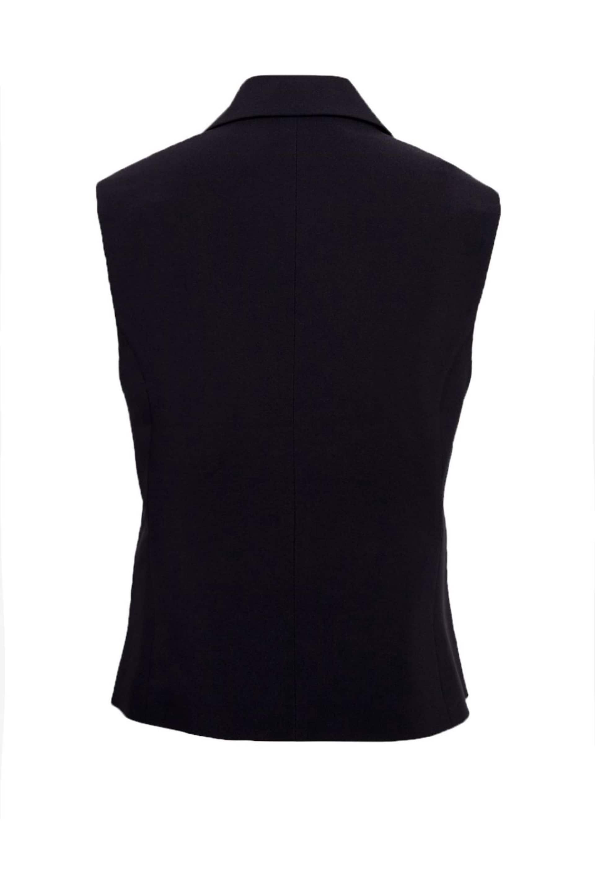 Another Sunday Sleeveless Button Through Black Waistcoat - Image 5 of 5