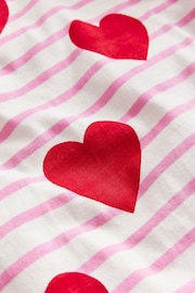 Boden Red Everyday Heart Breton T-Shirt - Image 3 of 3