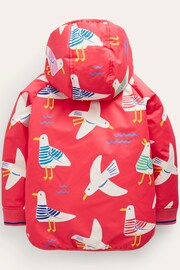 Boden Red Seagull Sherpa Lined Anorak - Image 3 of 5