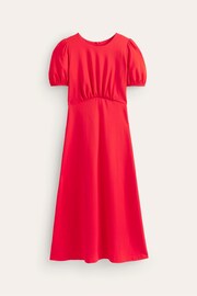 Boden Red Nancy Ponte Midi Dress - Image 5 of 5