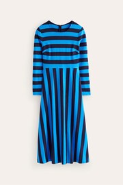 Boden Blue Stripe Jersey Midi Dress - Image 5 of 5