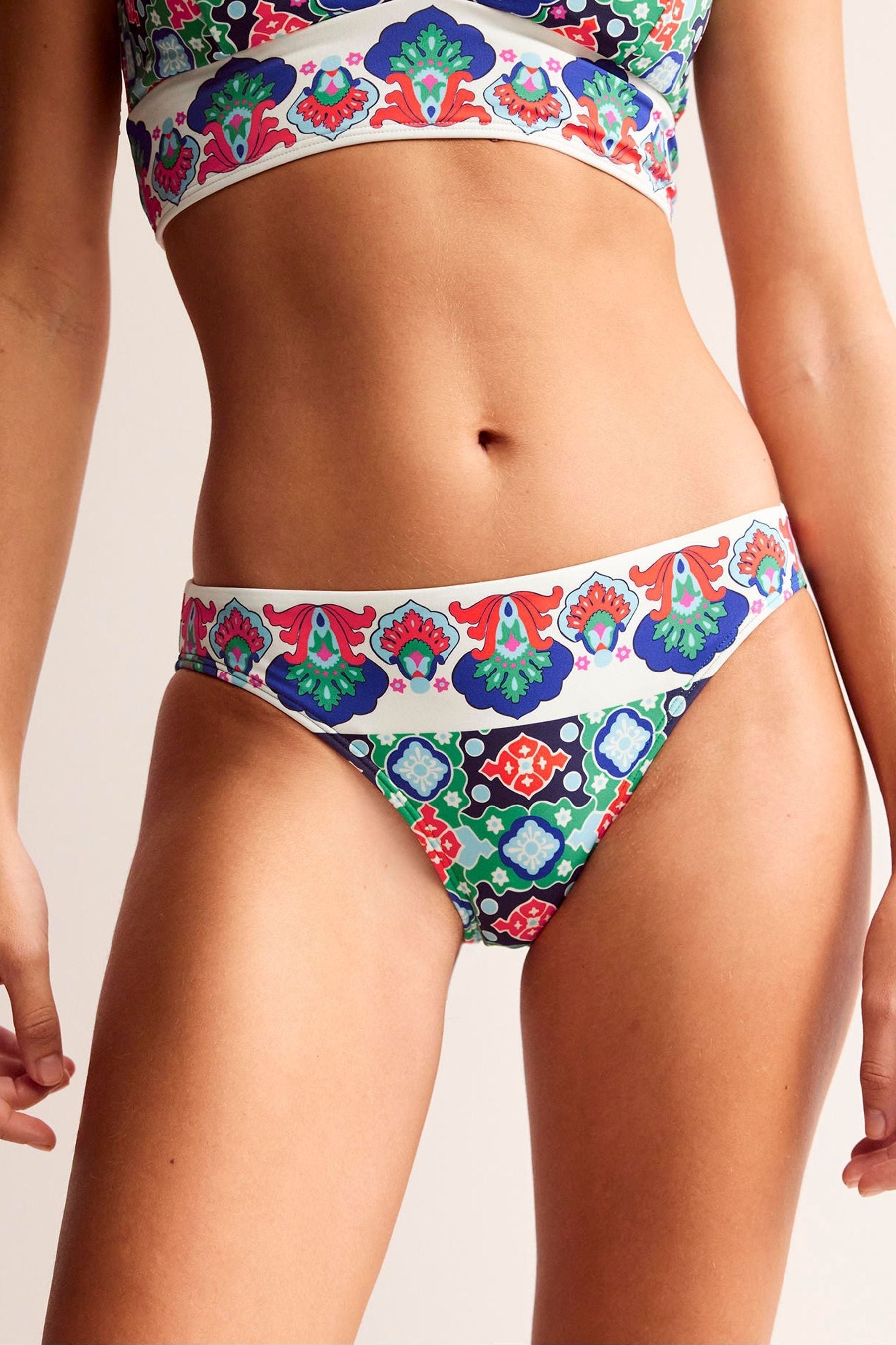 Boden Green Classic Bikini Bottoms