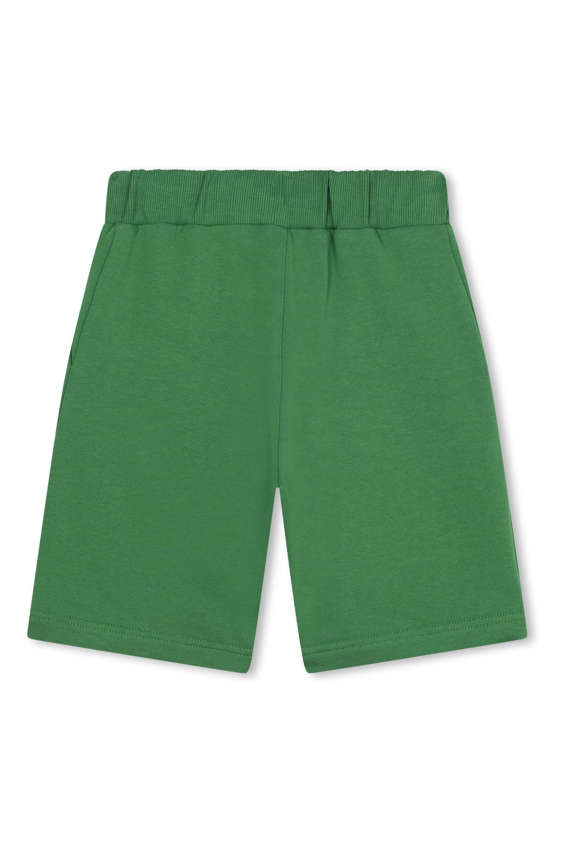 KENZO KIDS Green Logo Jersey Shorts - Image 2 of 2