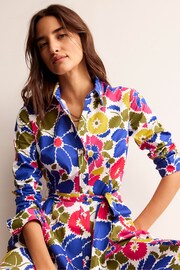 Boden Blue Amy Cotton Midi Shirt Dress - Image 2 of 5